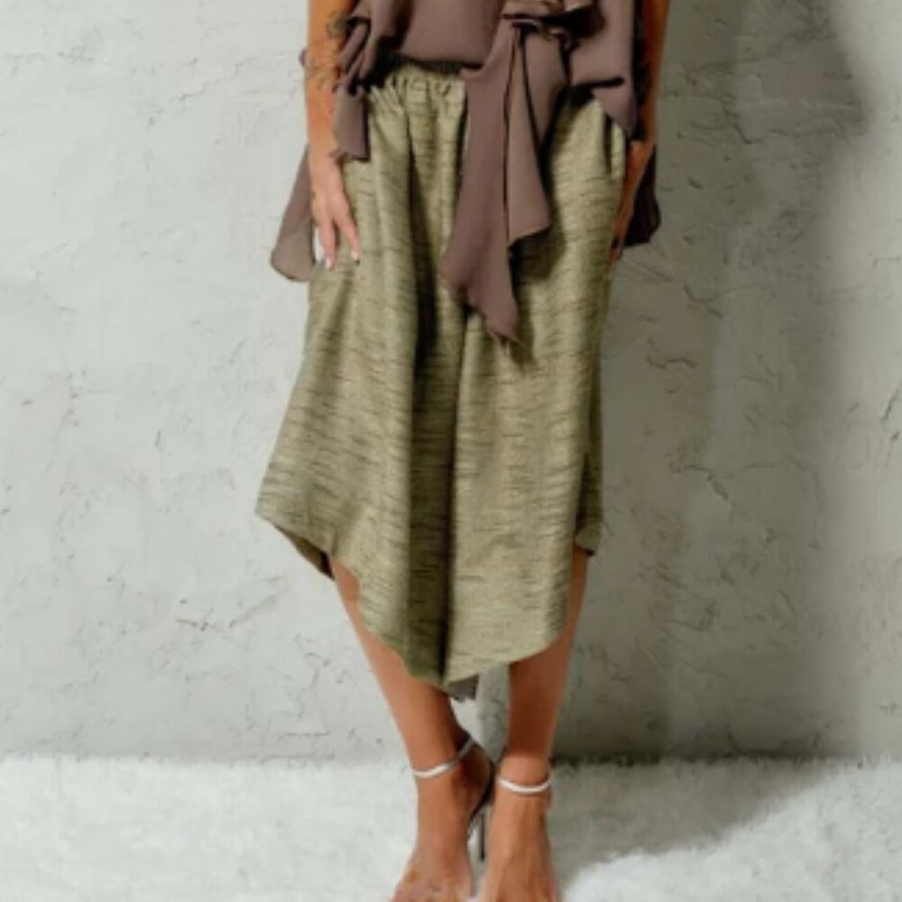 NWOT | Textured Drop Crotch Pants | Lagenlook | Size S/M